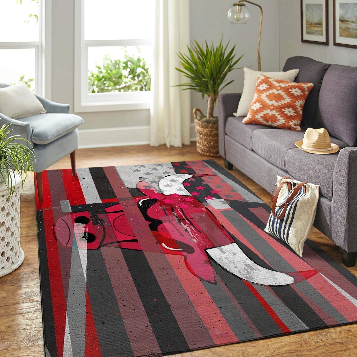 Amazon Chicago Bulls Living Room Area Rug