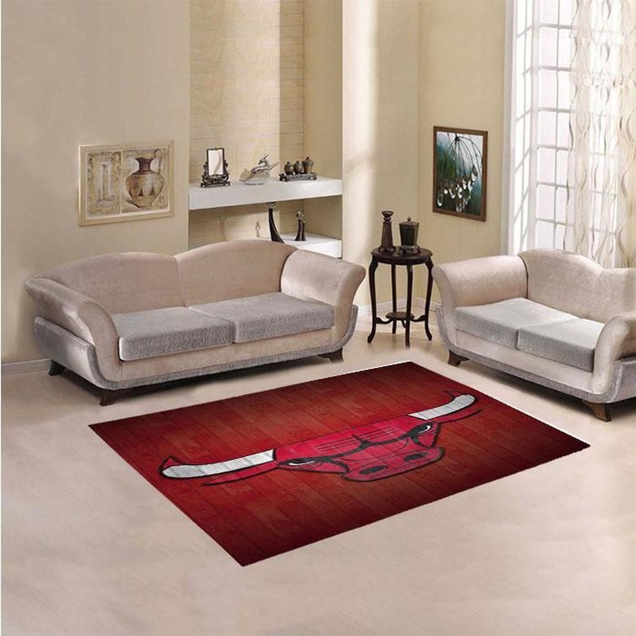 Amazon Chicago Bulls Living Room Area Rug
