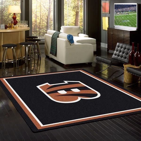 Amazon Cincinnati Bengals Living Room Area Rug