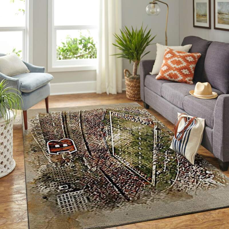 Amazon Cincinnati Bengals Living Room Area Rug