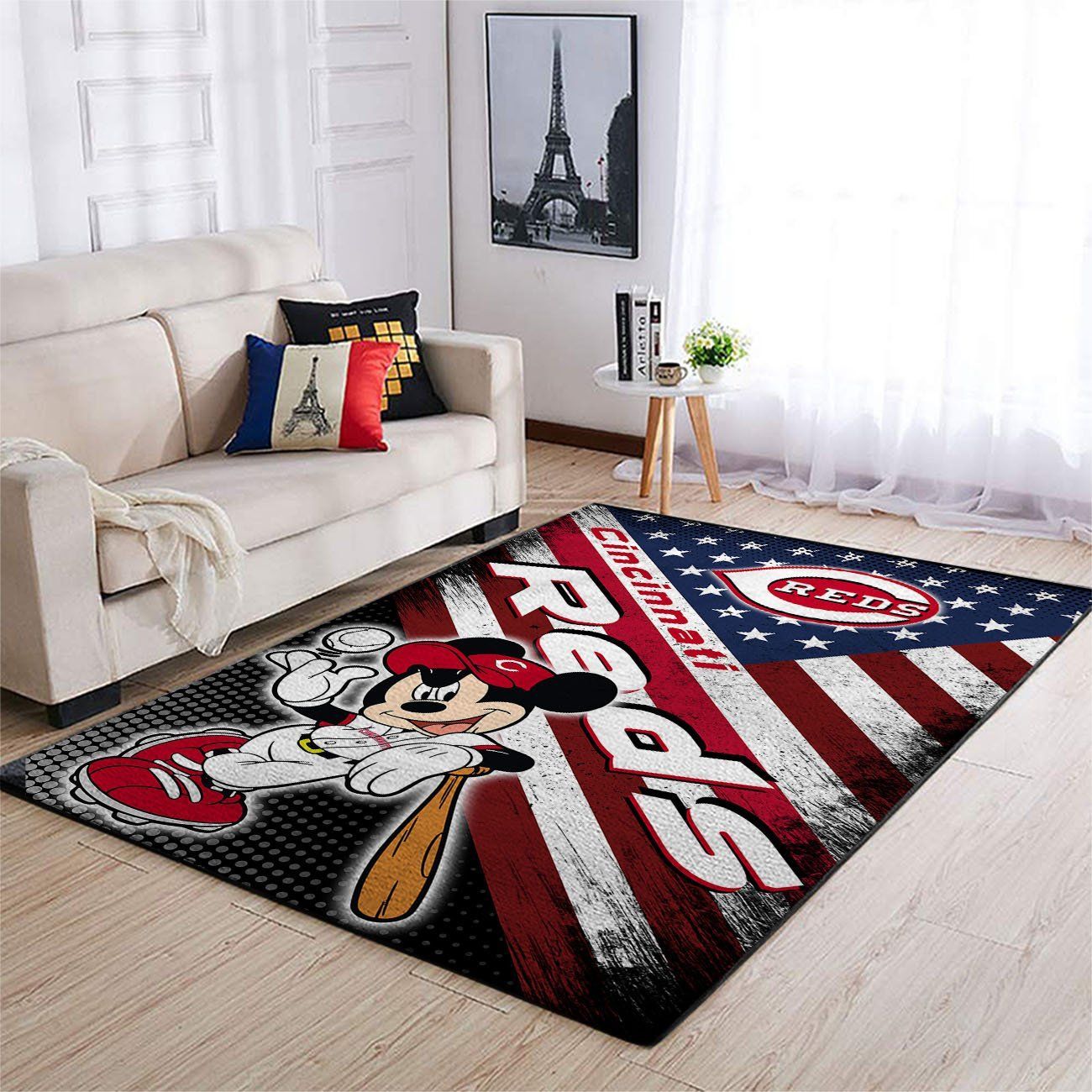 Amazon Cincinnati Reds Living Room Area Rug