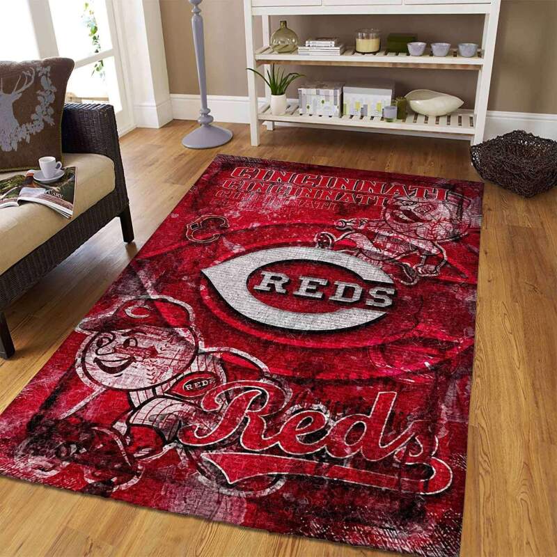 Amazon Cincinnati Reds Living Room Area Rug