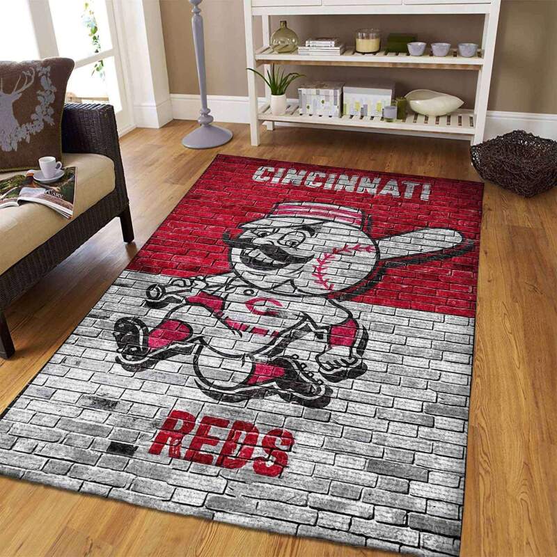 Amazon Cincinnati Reds Living Room Area Rug