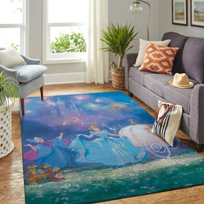 Amazon Cinderella In Beautiful Dress Living Room Area Rug