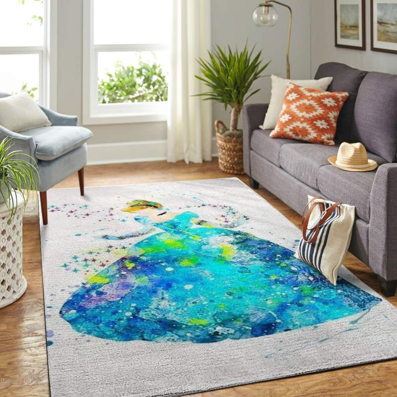 Amazon Cinderella In Beautiful Dress Living Room Area Rug