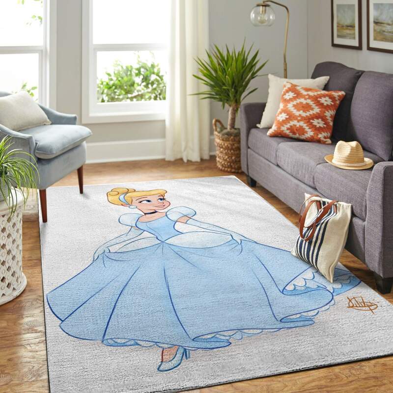 Amazon Cinderella In Beautiful Dress Living Room Area Rug