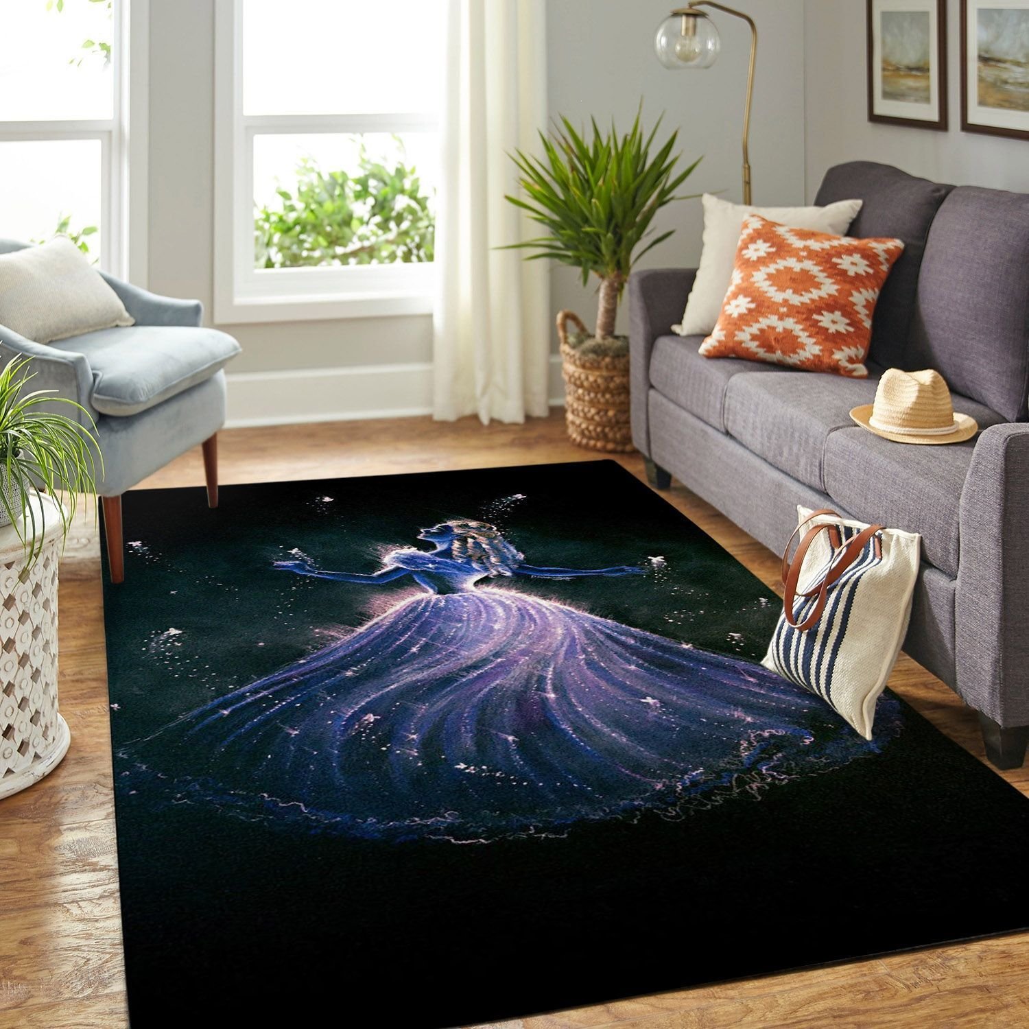 Amazon Cinderella In Beautiful Dress Living Room Area Rug