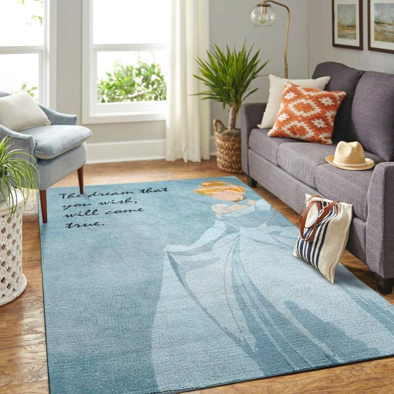 Amazon Cinderella Princess Living Room Area Rug