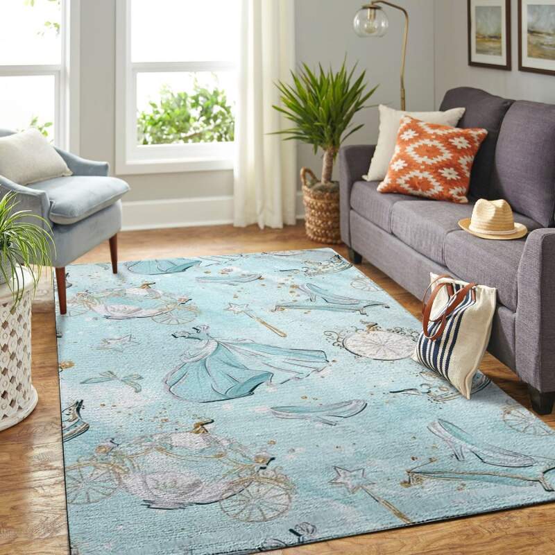 Amazon Cinderella Princess Living Room Area Rug