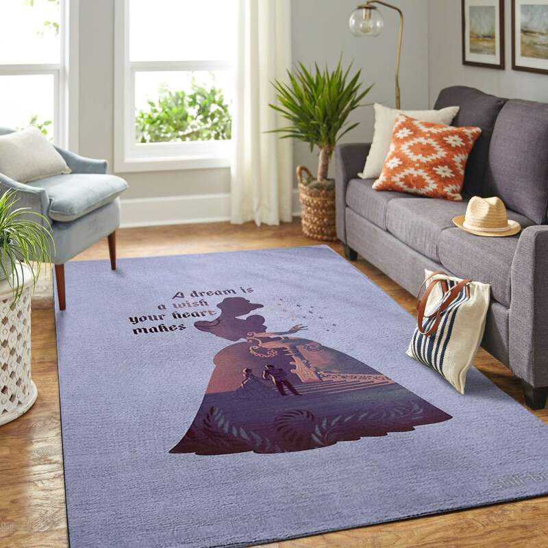 Amazon Cinderella Princess Living Room Area Rug