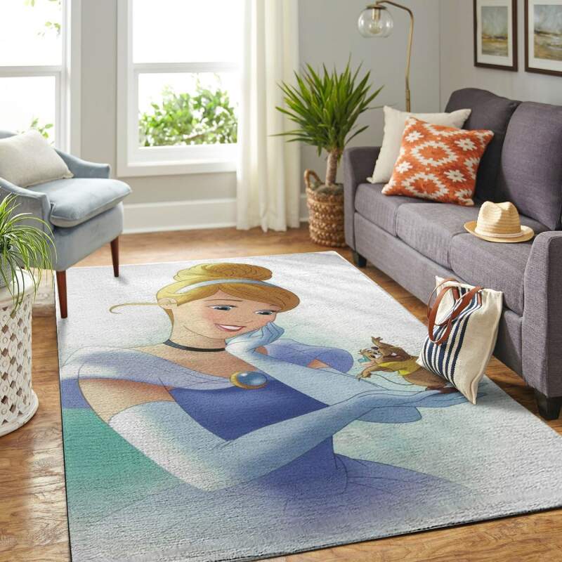 Amazon Cinderella Princess Living Room Area Rug