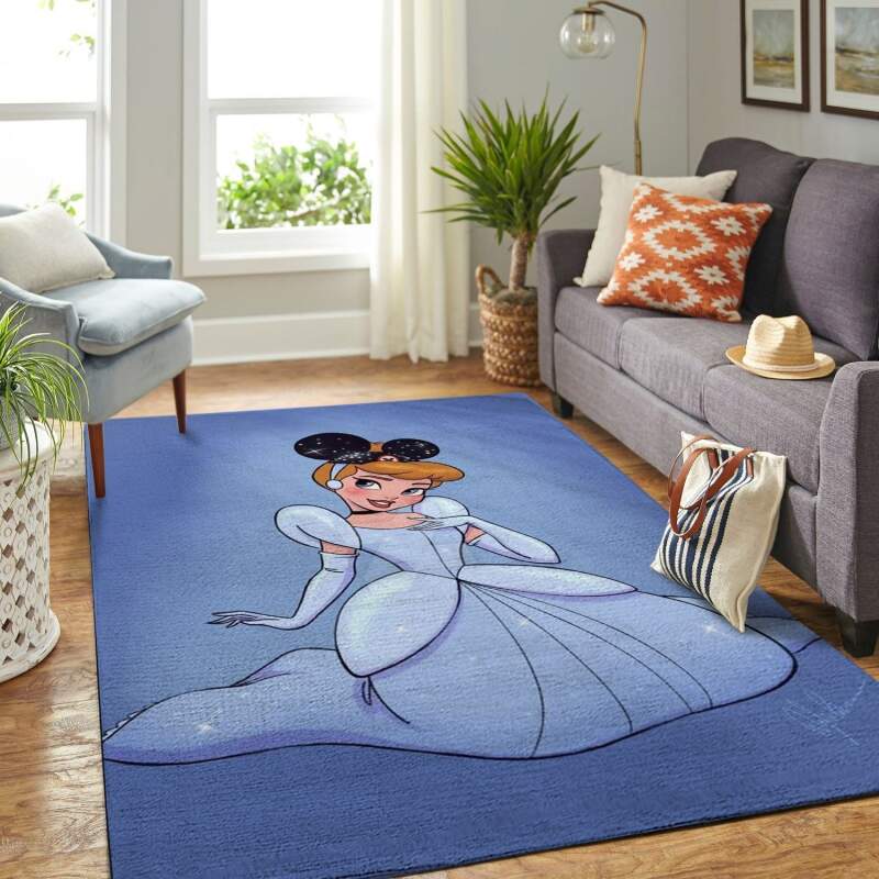 Amazon Cinderella Princess Living Room Area Rug