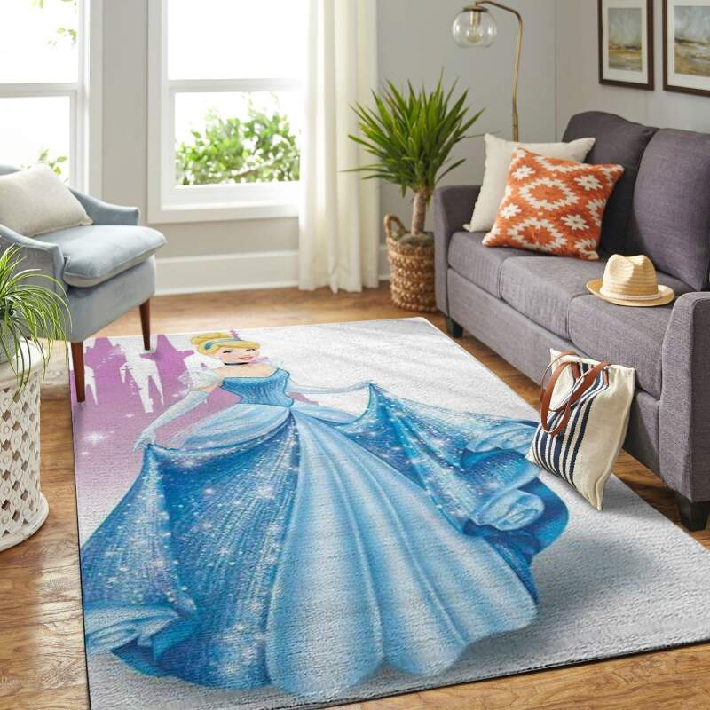 Amazon Cinderella Princess Living Room Area Rug