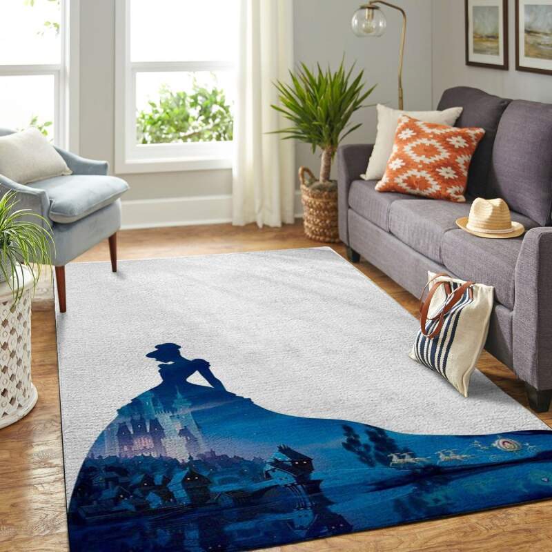 Amazon Cinderella Princess Living Room Area Rug