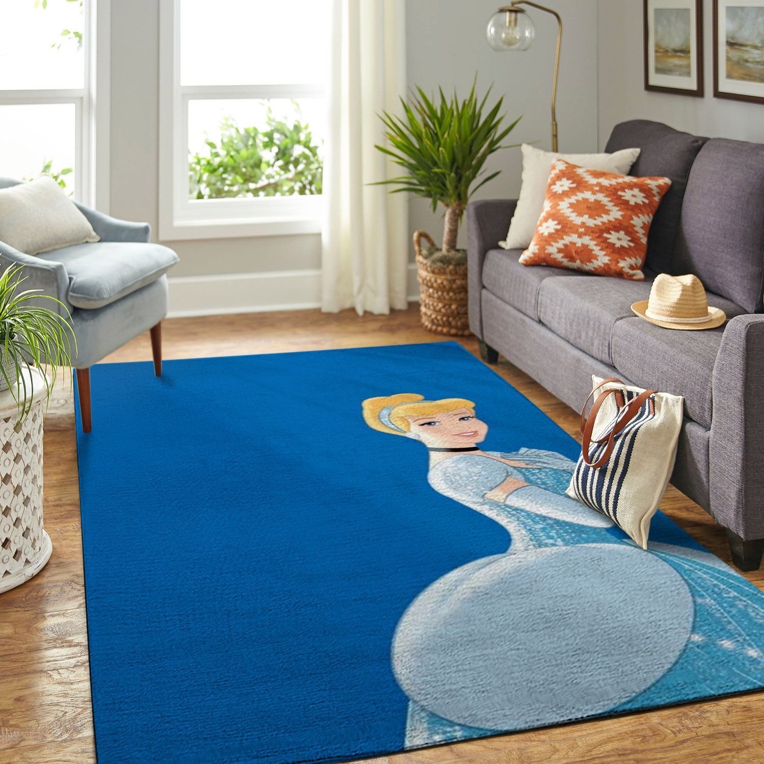 Amazon Cinderella Princess Living Room Area Rug