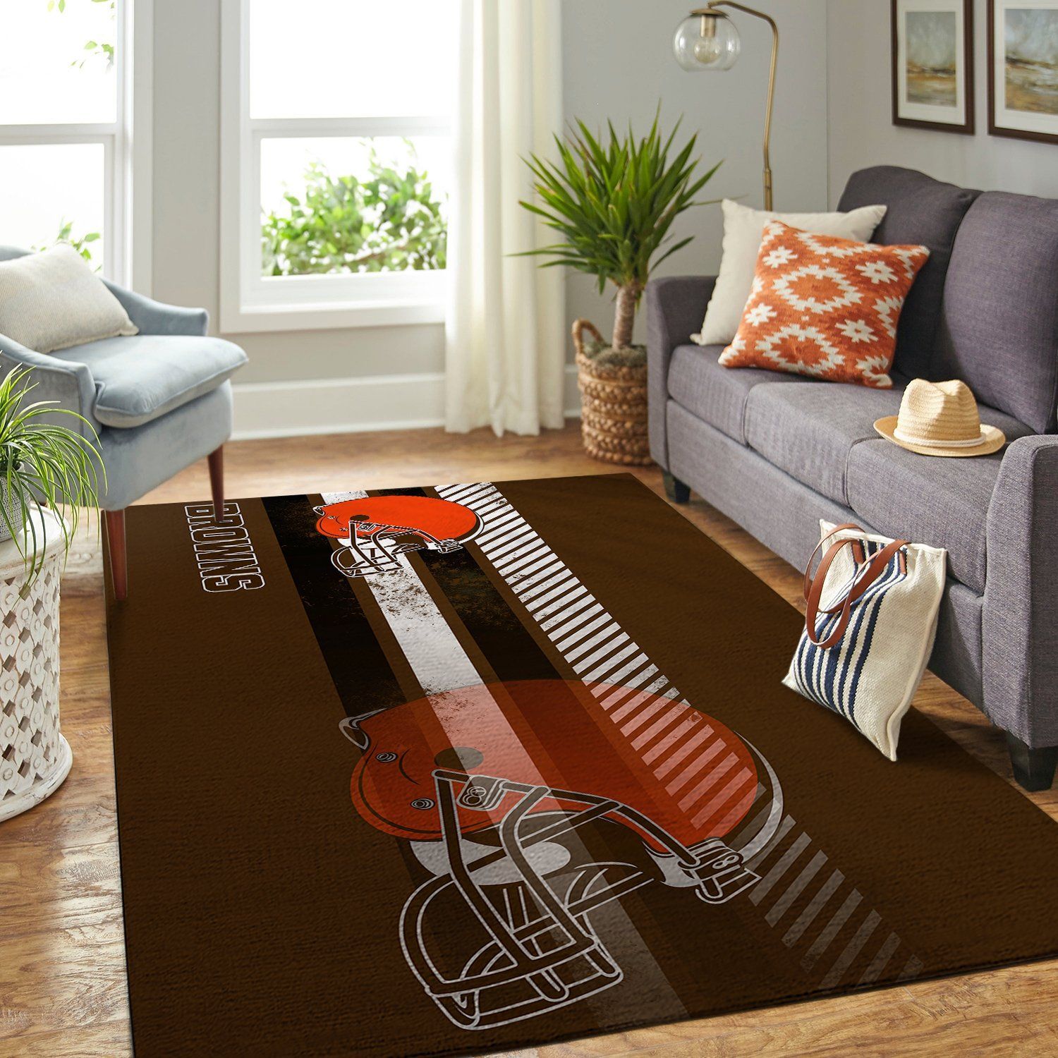 Amazon Cleveland Browns Living Room Area Rug