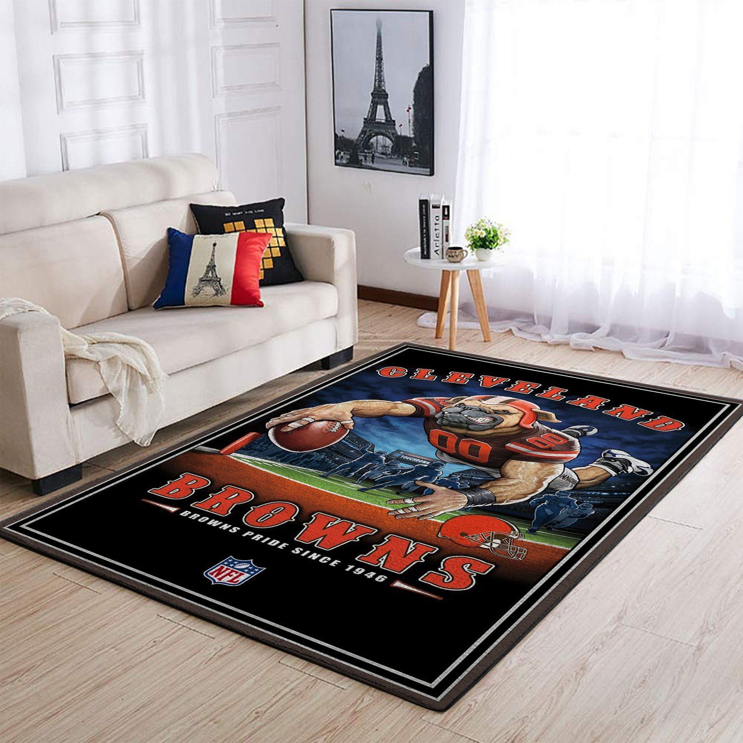 Amazon Cleveland Browns Living Room Area Rug