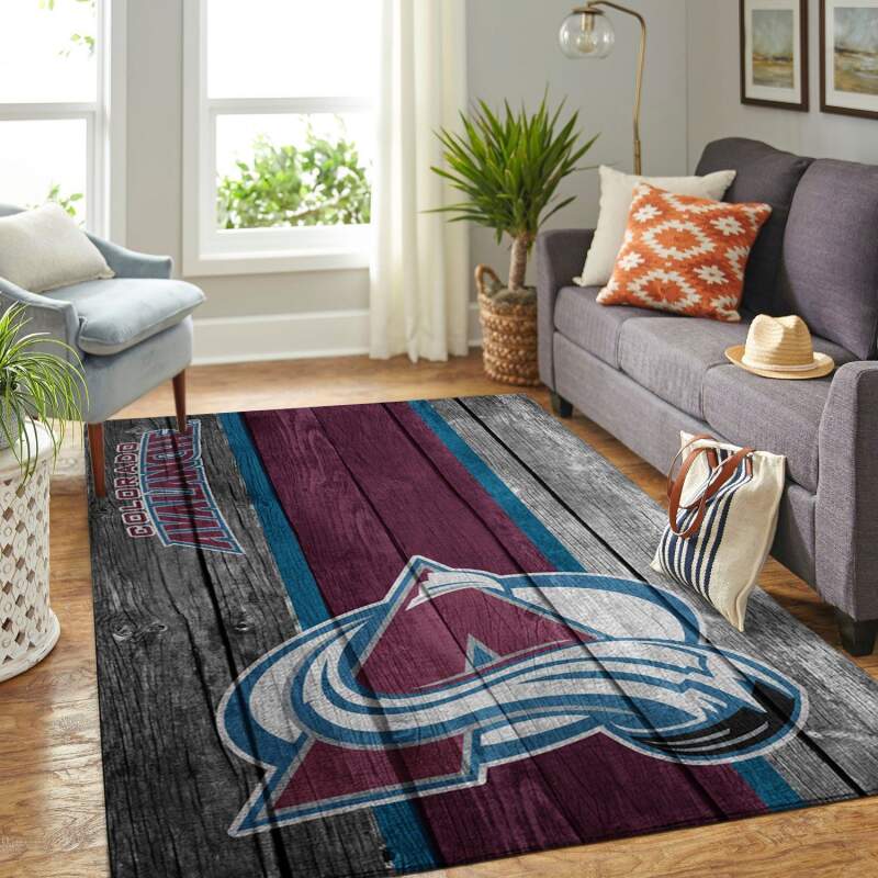 Amazon Colorado Avalanche Living Room Area Rug