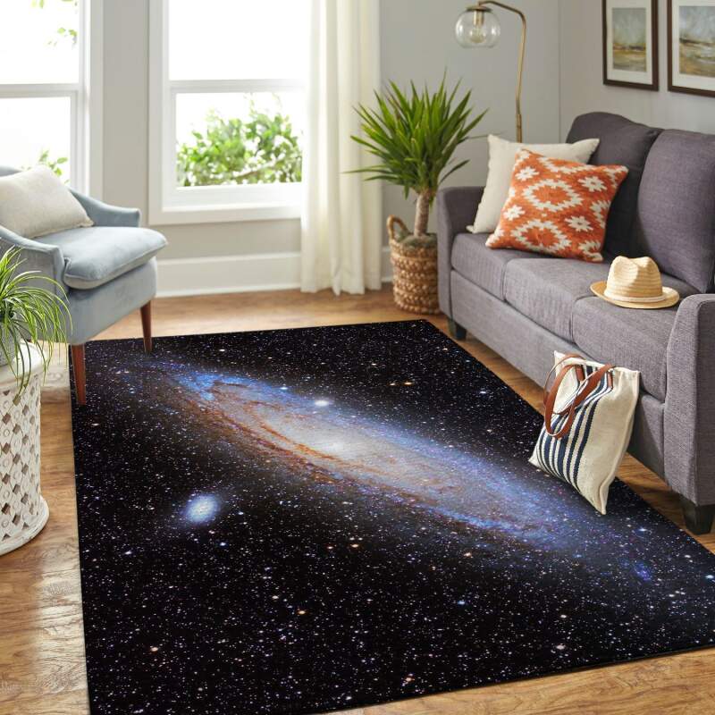 Amazon Colorful Galaxy Living Room Area Rug