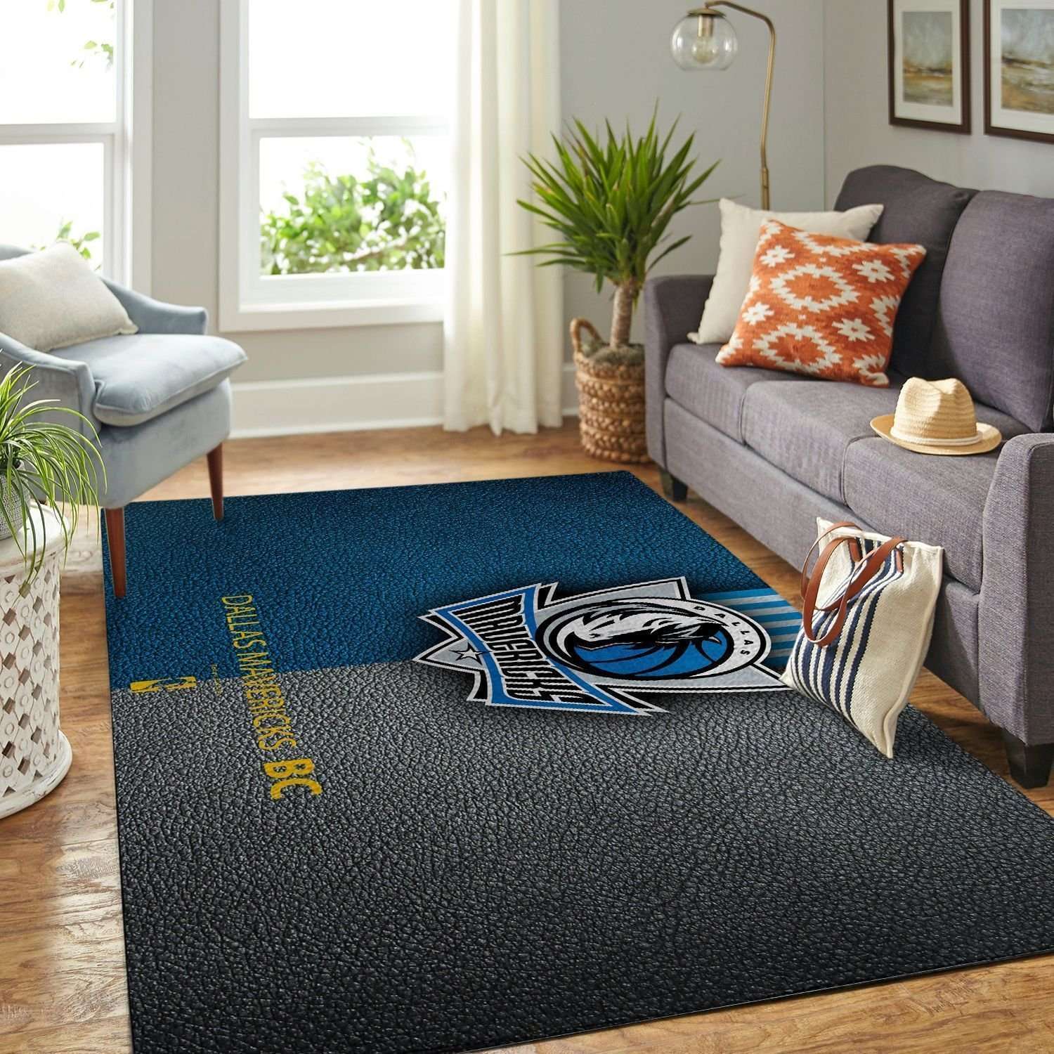 Amazon Dallas Mavericks Living Room Area Rug