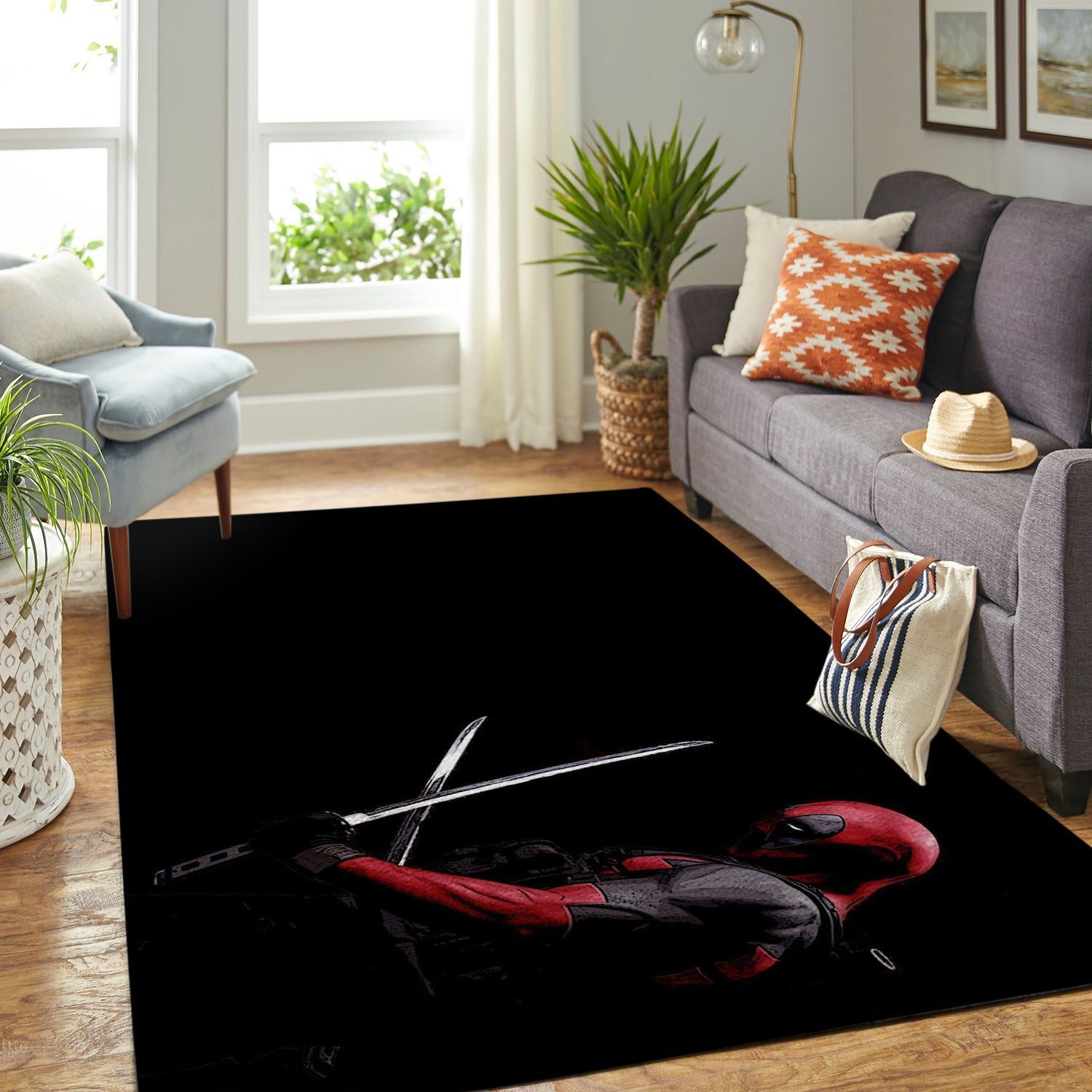 Amazon Dead Pool Man Living Room Area Rug