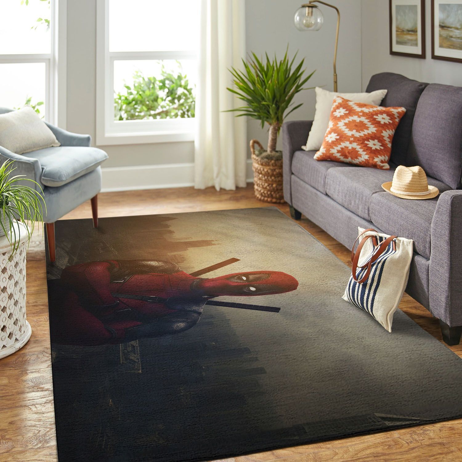 Amazon Dead Pool Man Living Room Area Rug