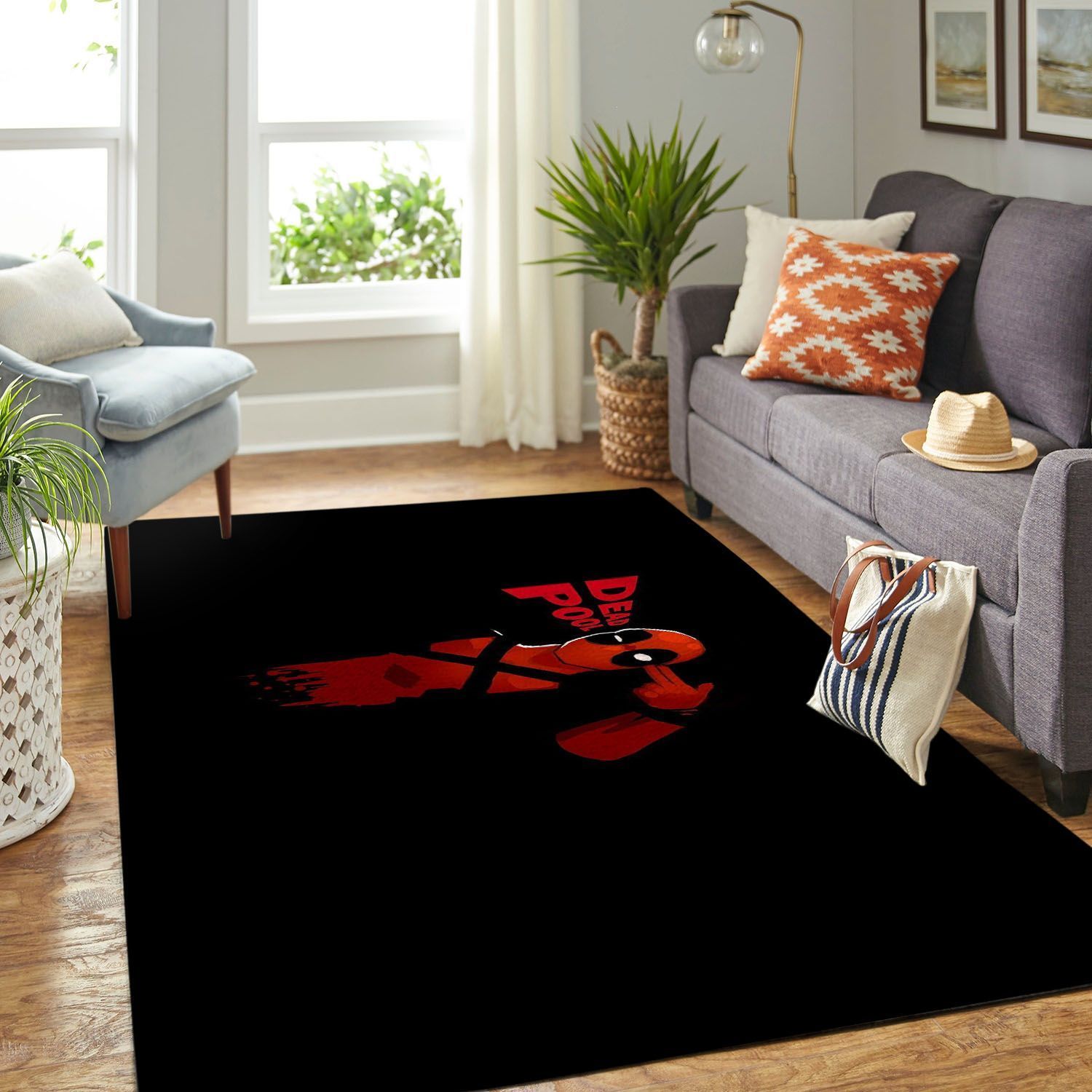 Amazon Dead Pool Man Living Room Area Rug