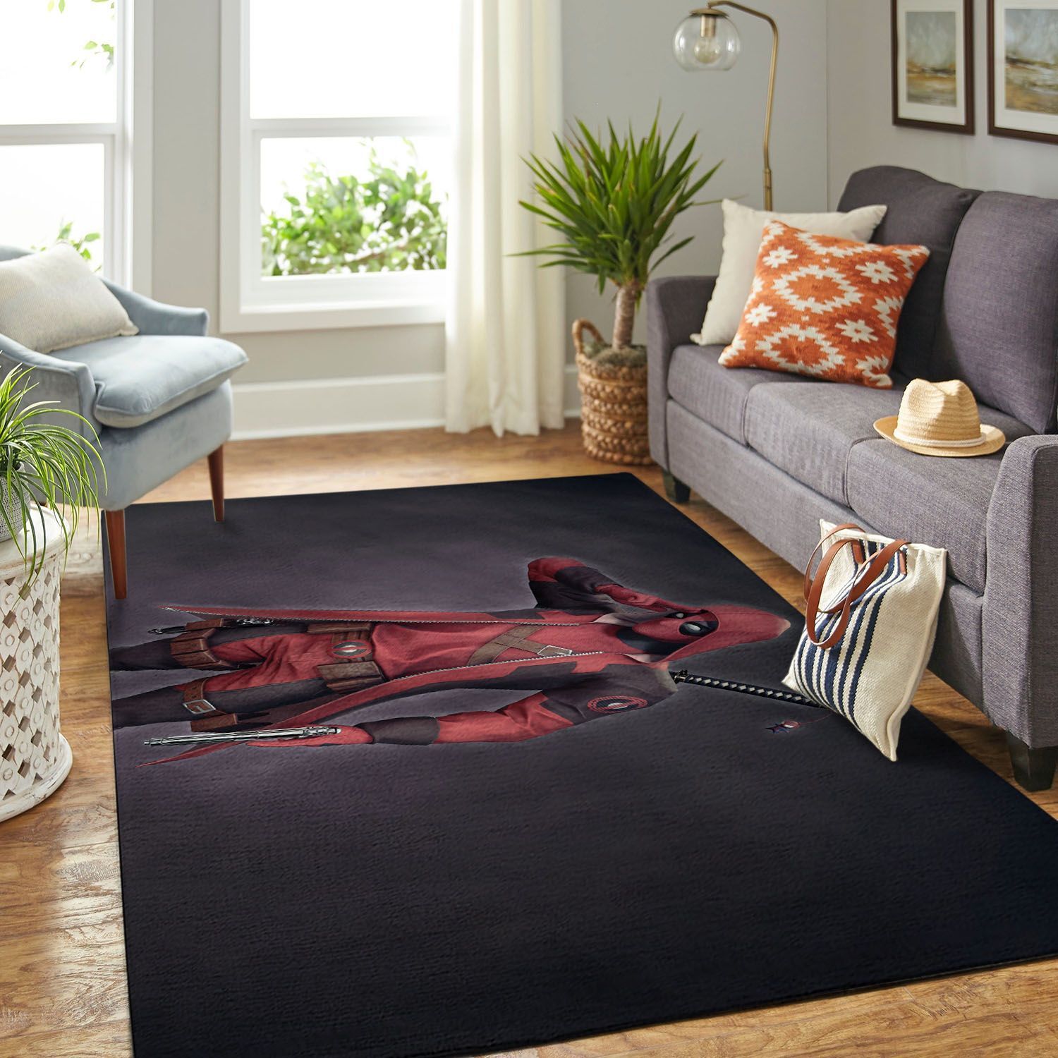 Amazon Dead Pool Man Living Room Area Rug