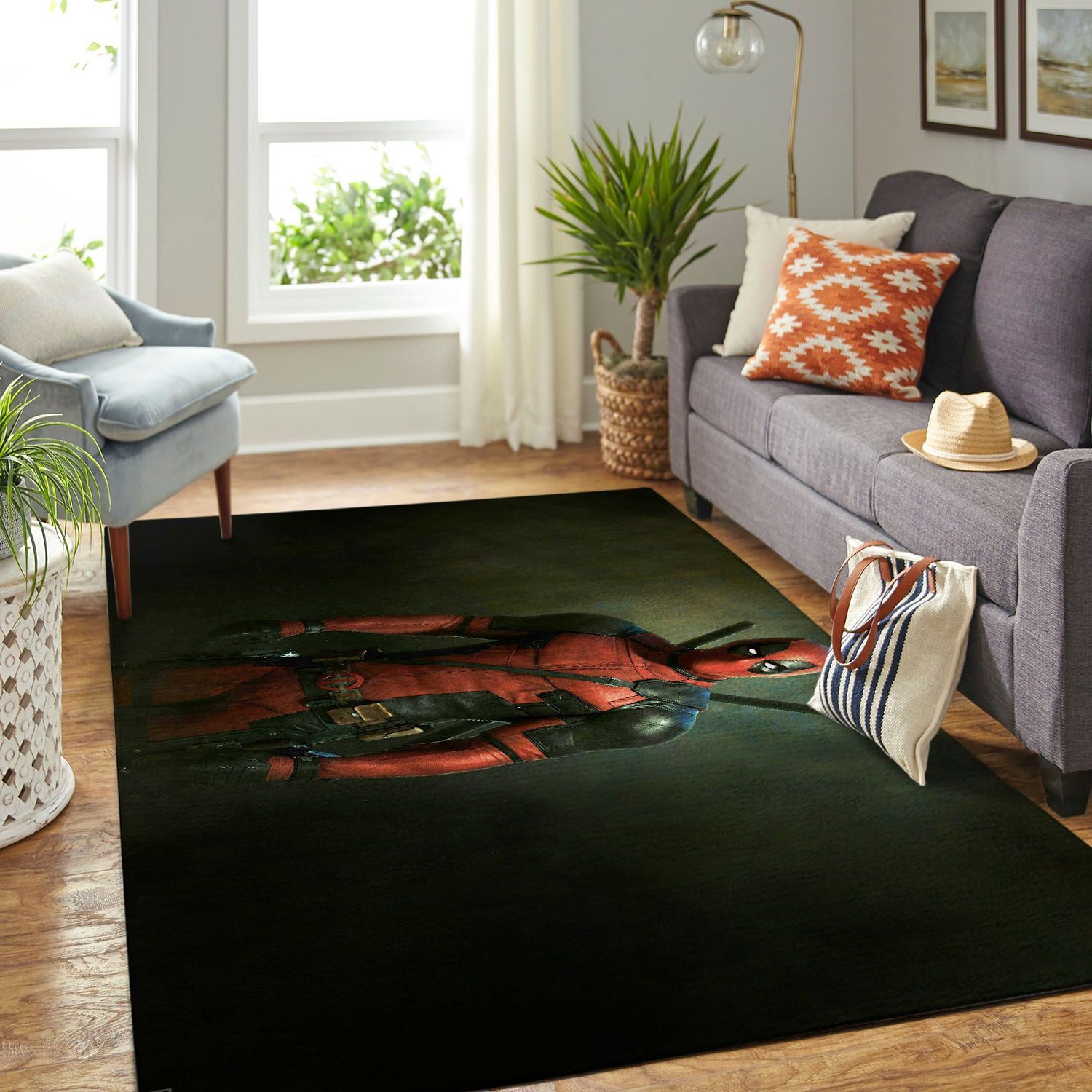 Amazon Dead Pool Man Living Room Area Rug