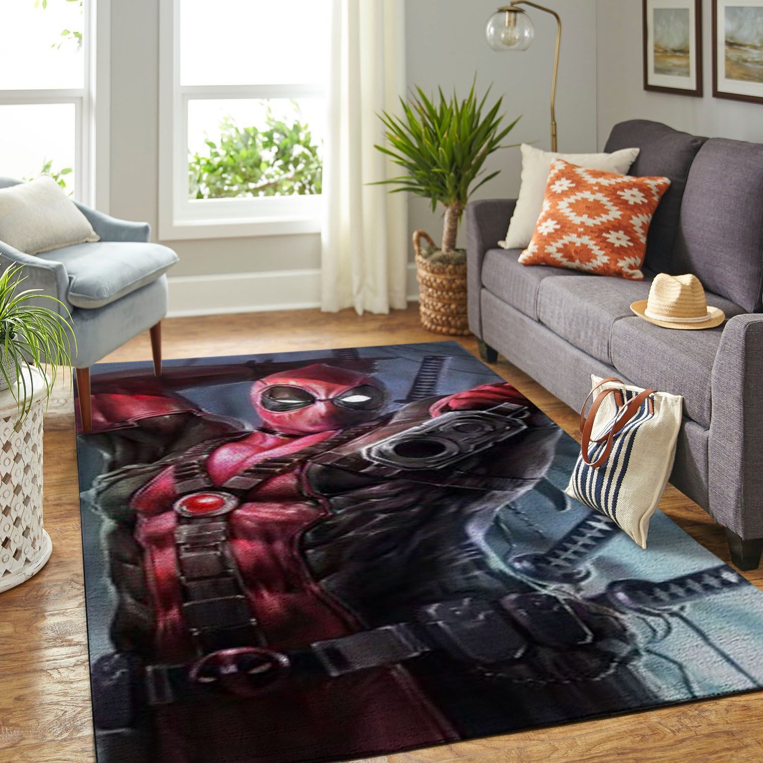 Amazon Dead Pool Man Living Room Area Rug