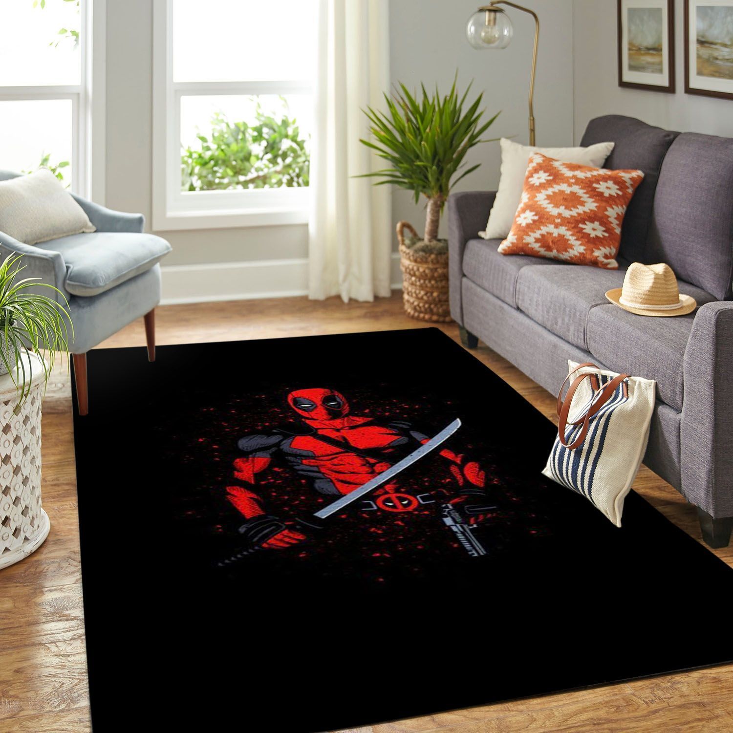 Amazon Dead Pool Man Living Room Area Rug