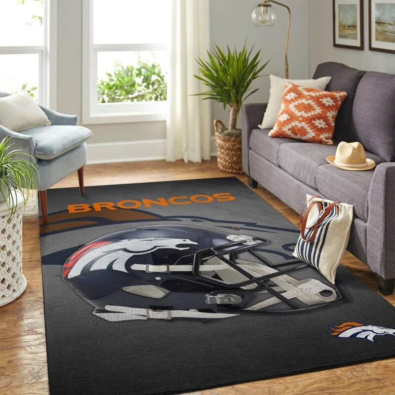 Amazon Denver Broncos Living Room Area Rug
