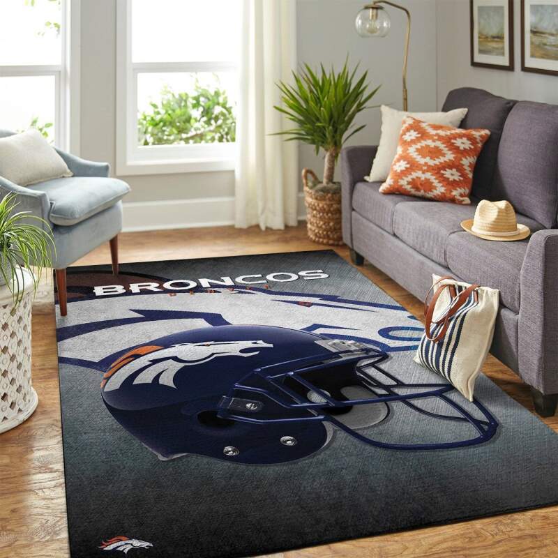 Amazon Denver Broncos Living Room Area Rug