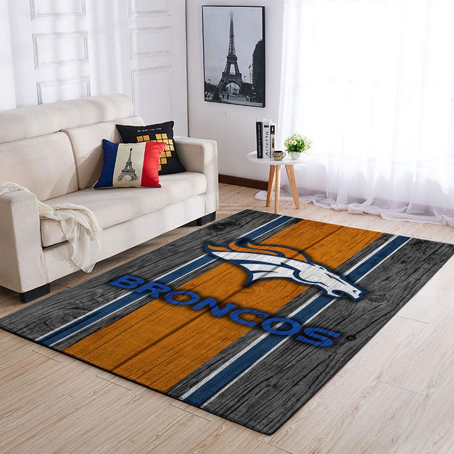 Amazon Denver Broncos Living Room Area Rug