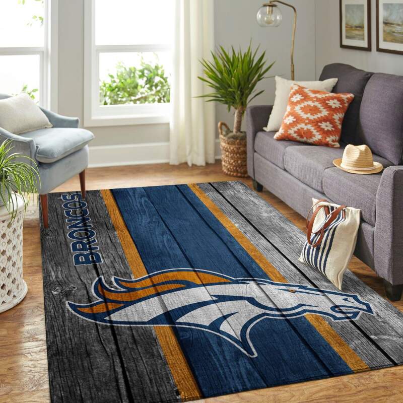 Amazon Denver Broncos Living Room Area Rug
