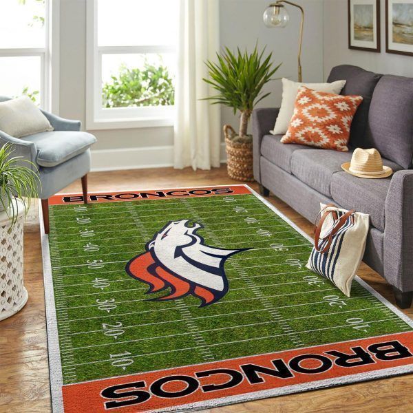 Amazon Denver Broncos Living Room Area Rug