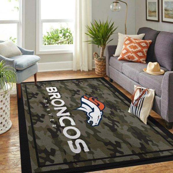 Amazon Denver Broncos Living Room Area Rug