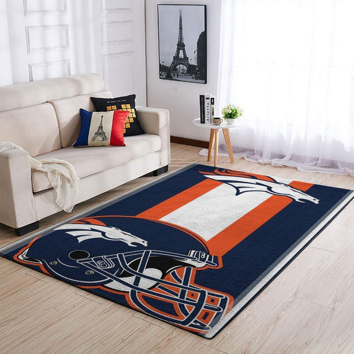 Amazon Denver Broncos Living Room Area Rug