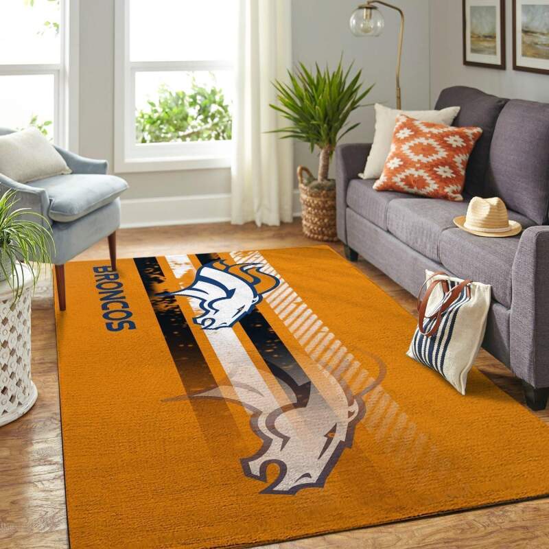 Amazon Denver Broncos Living Room Area Rug