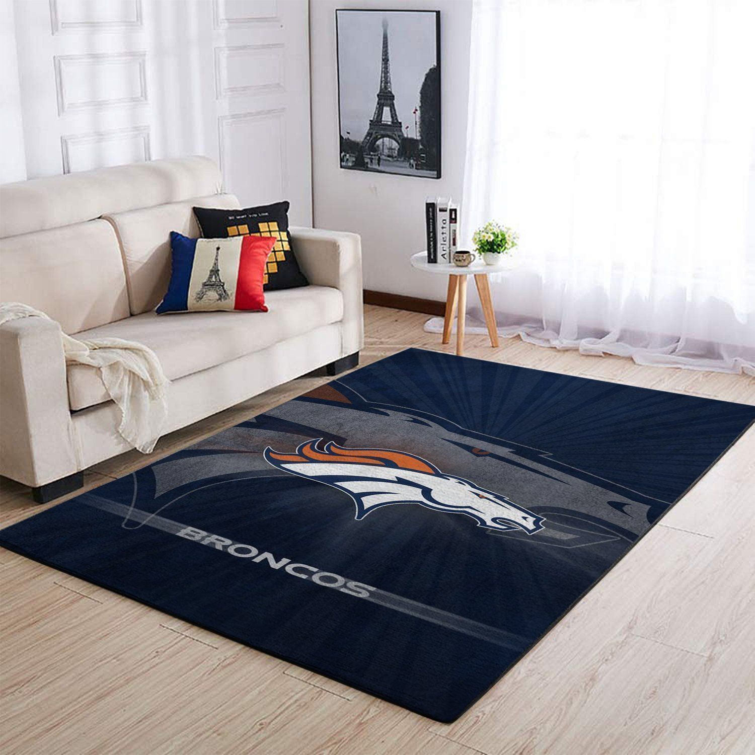 Amazon Denver Broncos Living Room Area Rug