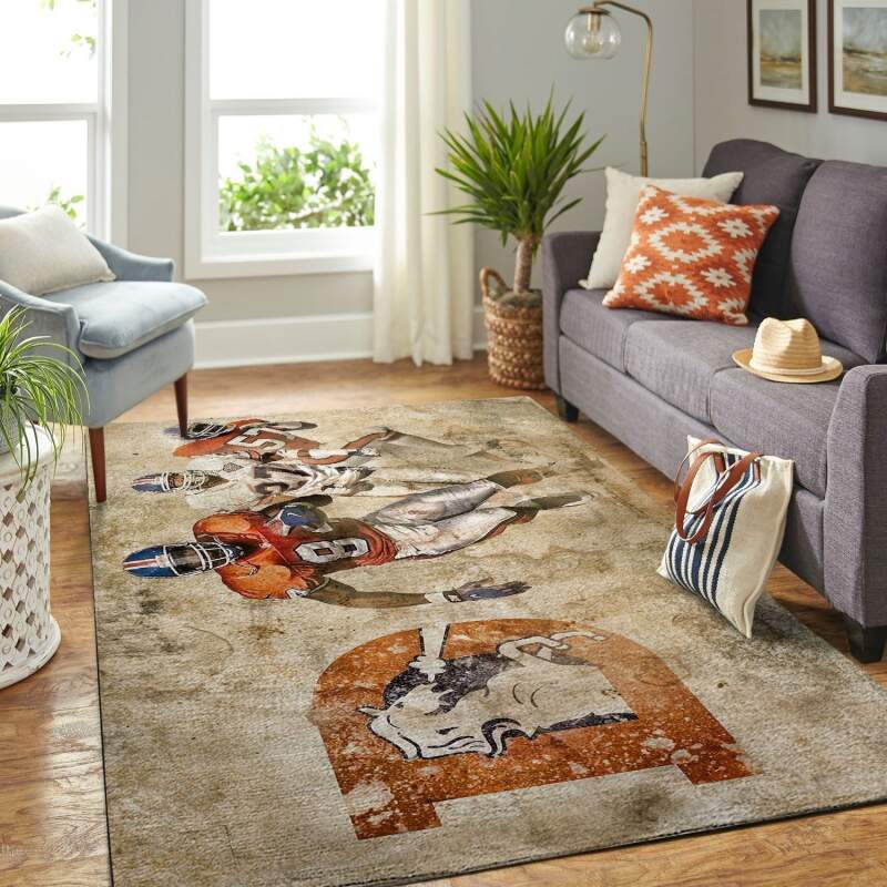 Amazon Denver Broncos Living Room Area Rug