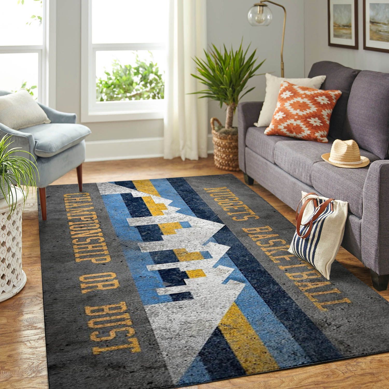Amazon Denver Nuggets Living Room Area Rug
