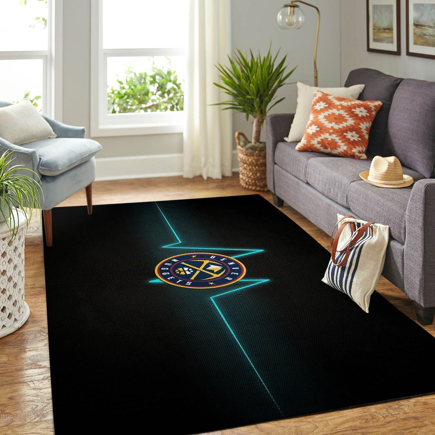 Amazon Denver Nuggets Living Room Area Rug