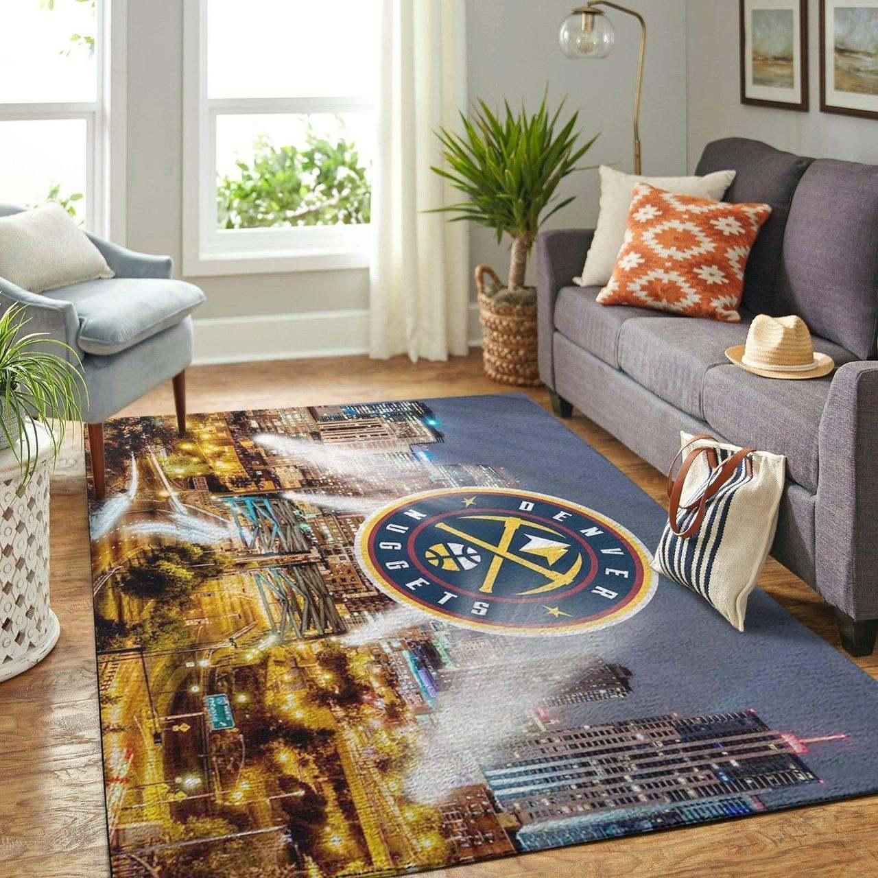 Amazon Denver Nuggets Living Room Area Rug