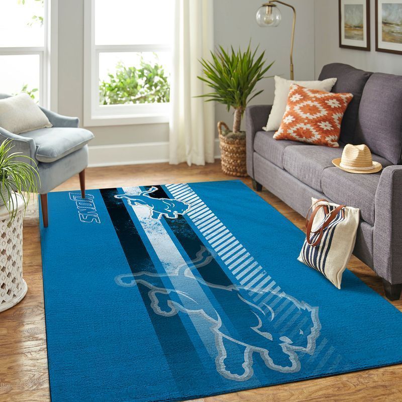 Amazon Detroit Lions Living Room Area Rug