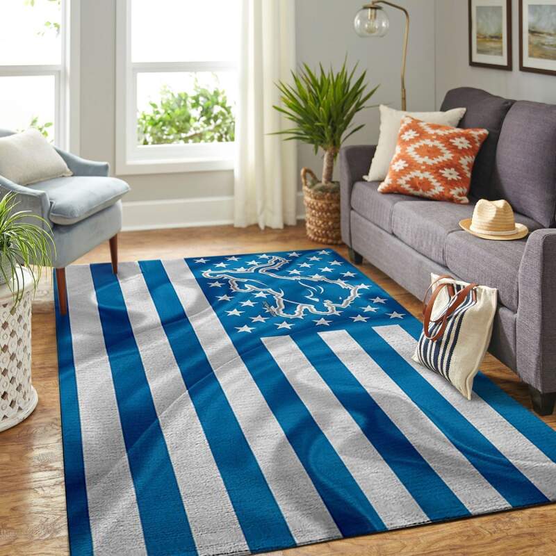 Amazon Detroit Lions Living Room Area Rug