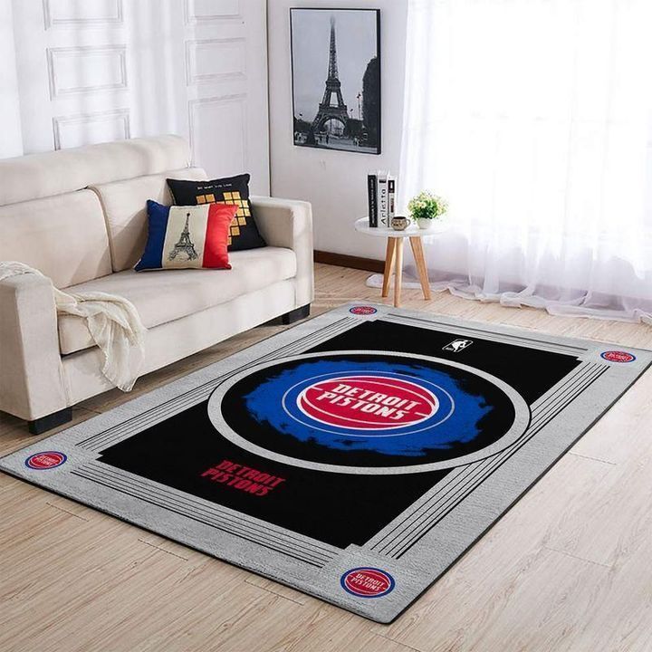 Amazon Detroit Pistons Living Room Area Rug