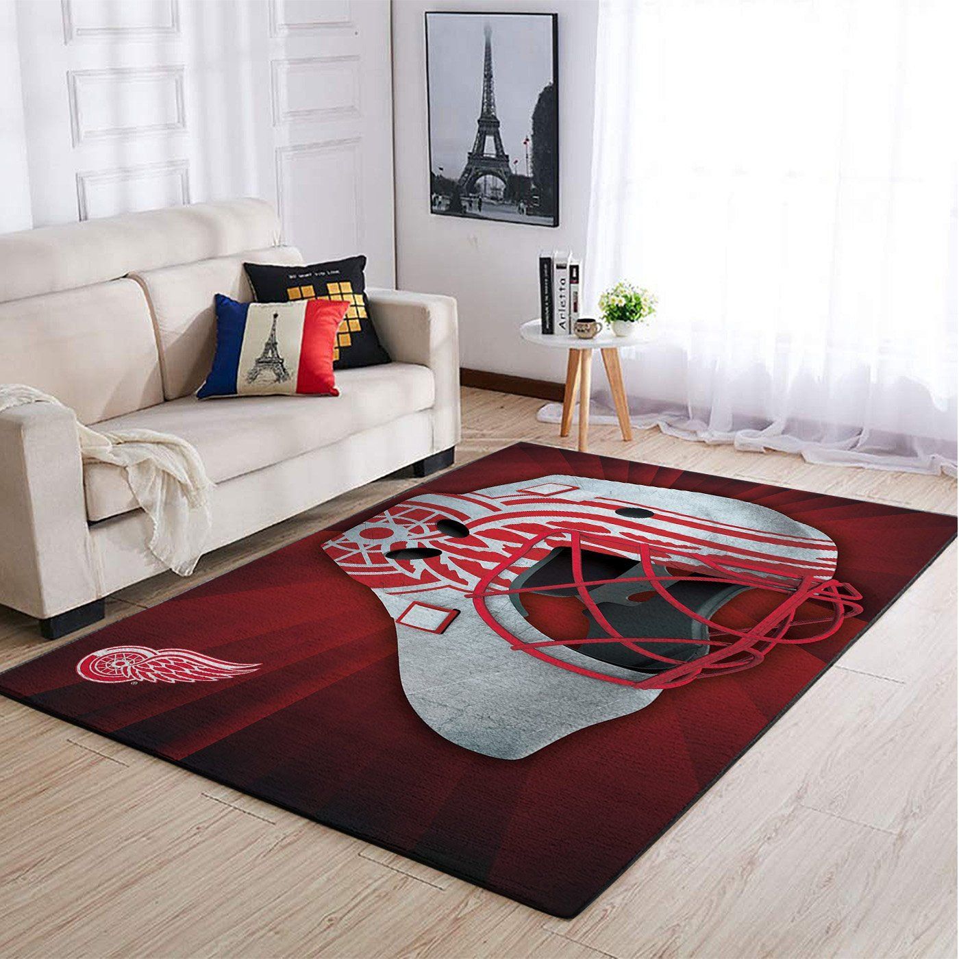 Amazon Detroit Red Wings Living Room Area Rug