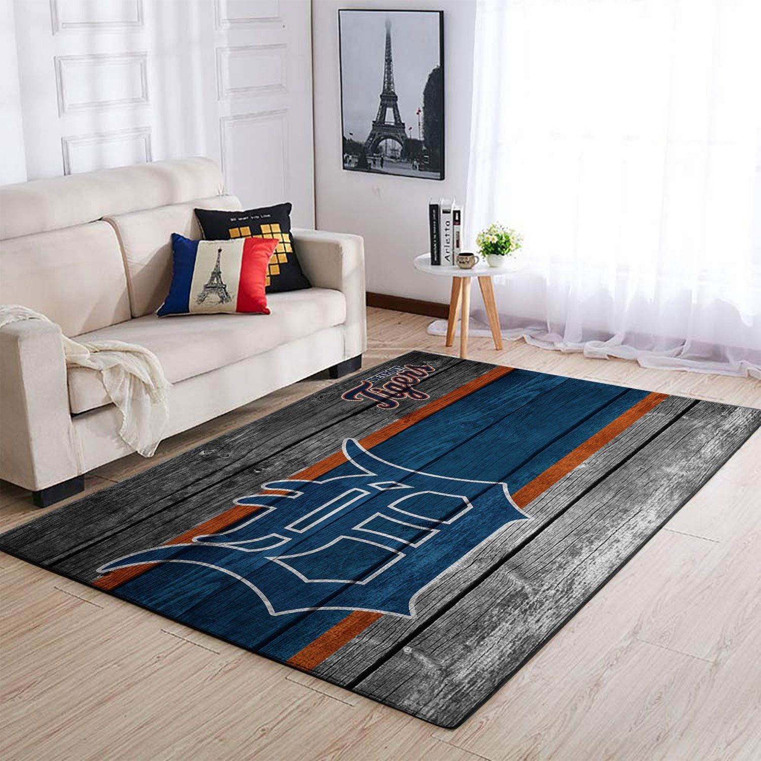 Amazon Detroit Tigers Living Room Area Rug