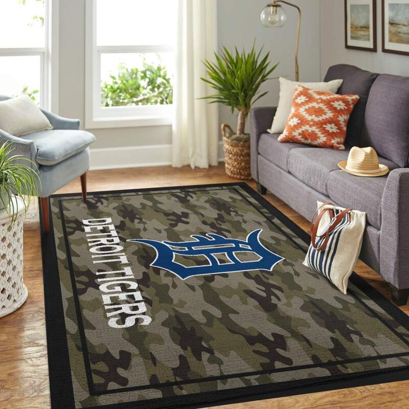Amazon Detroit Tigers Living Room Area Rug